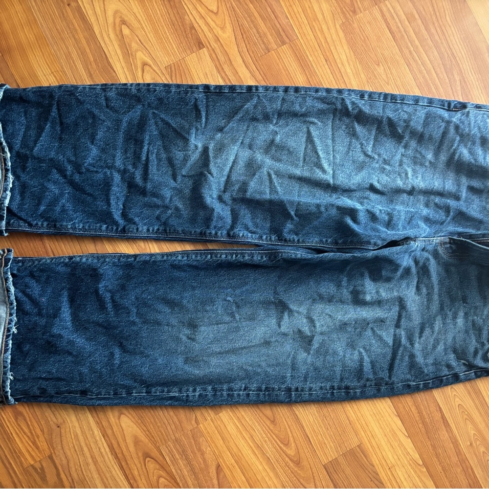 American Eagle Outfitters Dark Blue Relaxed Jeans